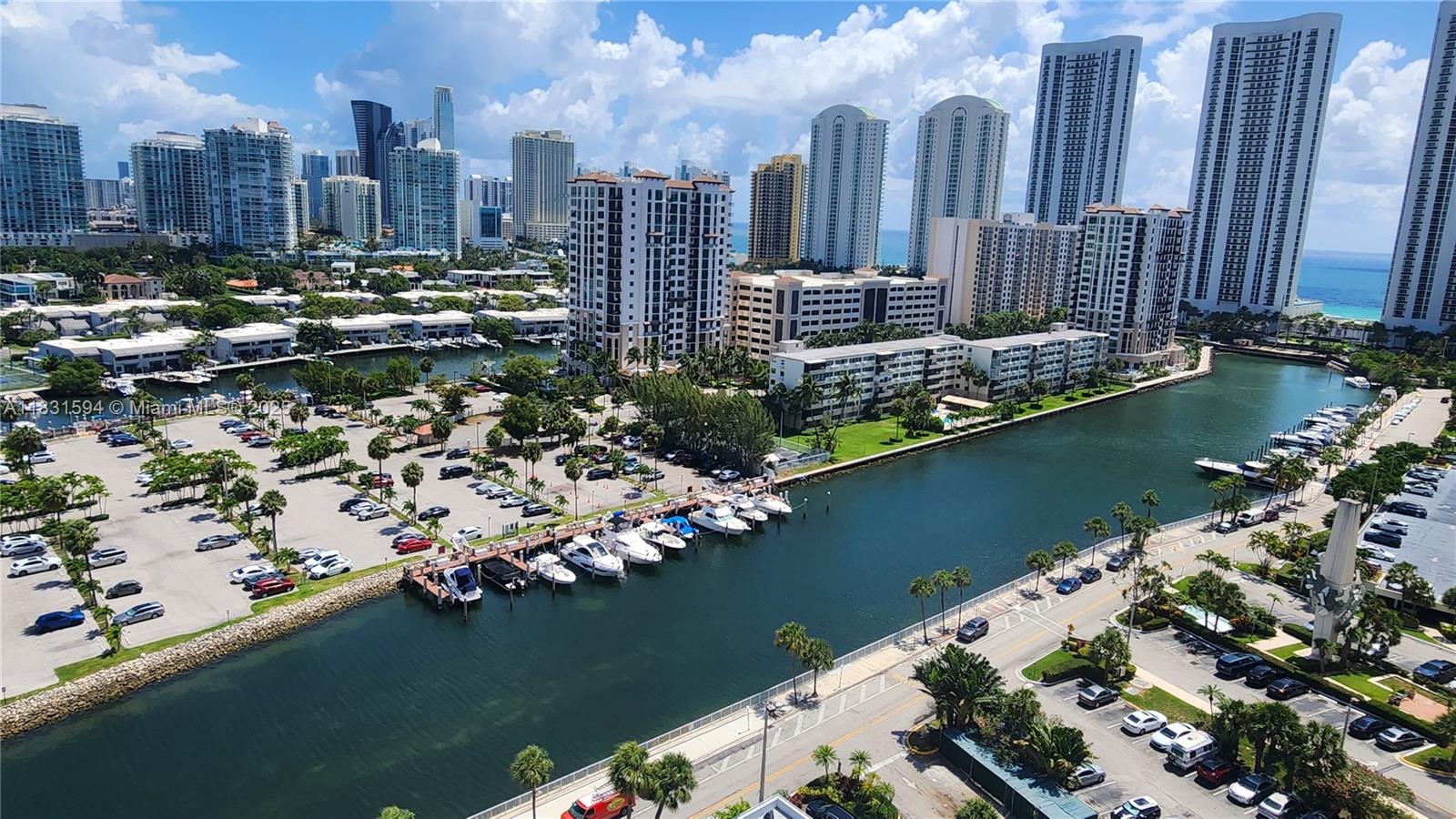 Experience coastal living at its finest in this fully renovated and furnished condo, just a 5-minute walk to the beach. This unit offers panoramic views to Intracoastal canal and Sunny Isles Skyline, an eat-in kitchen, 1 full bathroom, and a convenient half bath. Building amenities are extensive and include a gym, pool, valet parking, 24 hs security, mini market, Spa, coffee shop. Tennis and Basketball court, bicycle storage - The unit has an assigned storage and parking space. Additional guests parking available. Included in monthly assessments: Internet and cable TV, Water, AC maintenance - No leasing first 2 years of ownership. No short term rentals allowed-