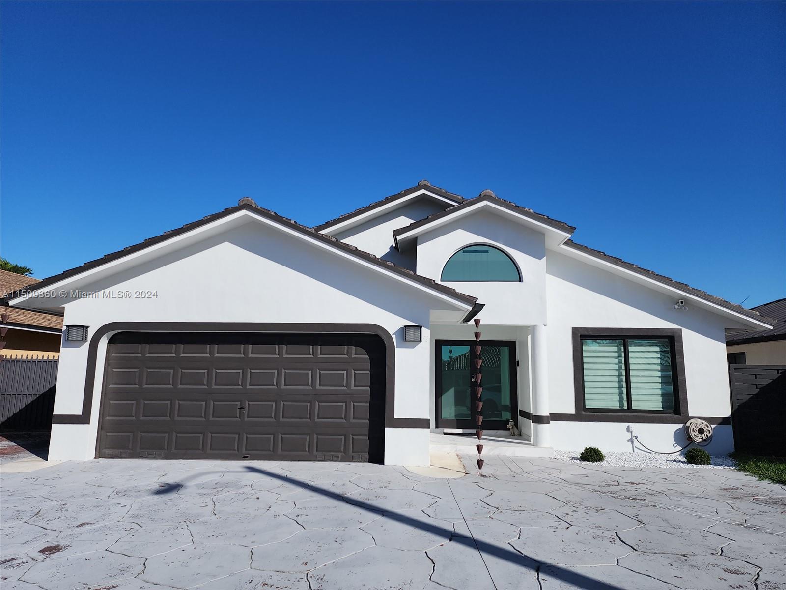 Beautiful home in good area near of Dolphin Mall and expressways, the house has 4 beds and 3 baths. The house is completely redone, floor, bath, kitchen, and all door and windows are the impact, space for a boat. Call for more information.