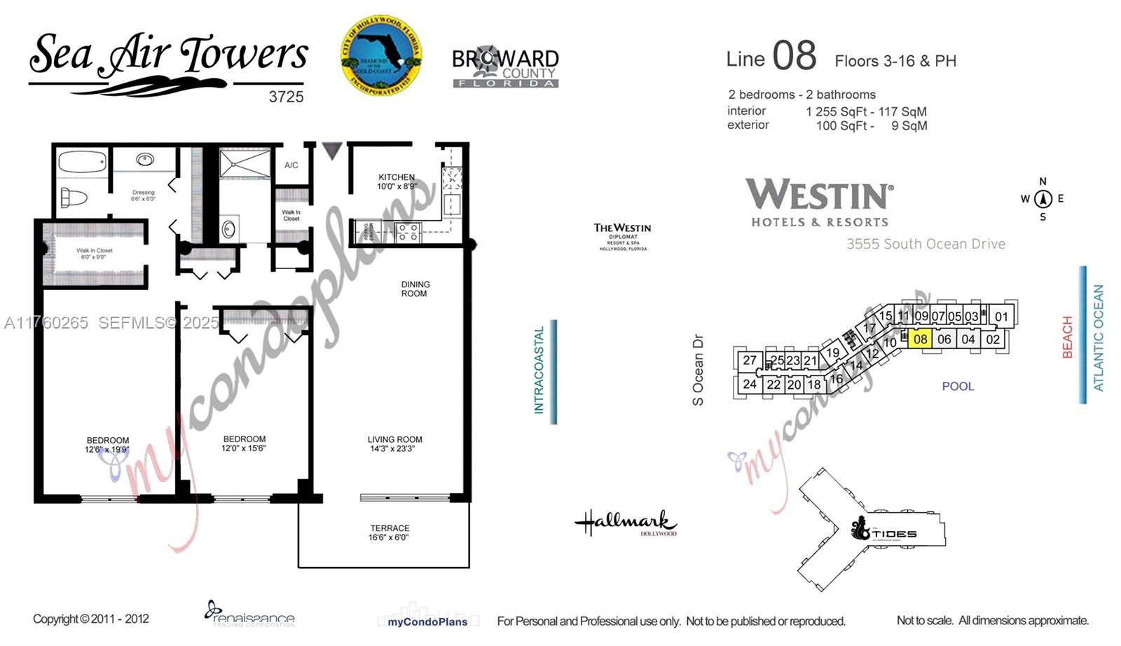 SEA AIR TOWERS CONDO - Residential Lease