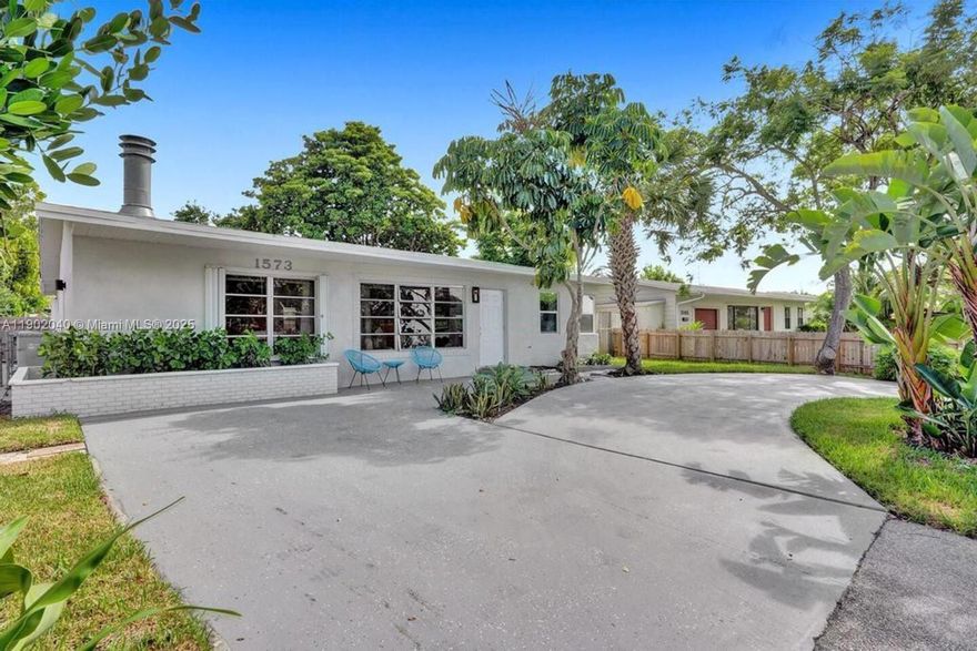 OPEN HOUSE SATURDAY/SUNDAY 11/01 & 11/02 1:30-3:30. Refined Coastal Living in East Pompano Beach! This fully renovated Cresthaven home blends timeless style with modern upgrades. 2022 roof with skylight, updated electrical, plumbing, and A/C, all city-permitted and approved. Licensed for both short- and long-term rentals, it’s ideal for investors or homeowners alike, previously leased at $3,400/month. Offered turnkey and designer-furnished, it features lush landscaping, a private gated yard, circular driveway, and freshly painted interiors. Minutes from Lighthouse Point, beaches, upscale dining, shopping, and I-95. This Property delivers effortless luxury, prime location, and ready-to-enjoy coastal living.