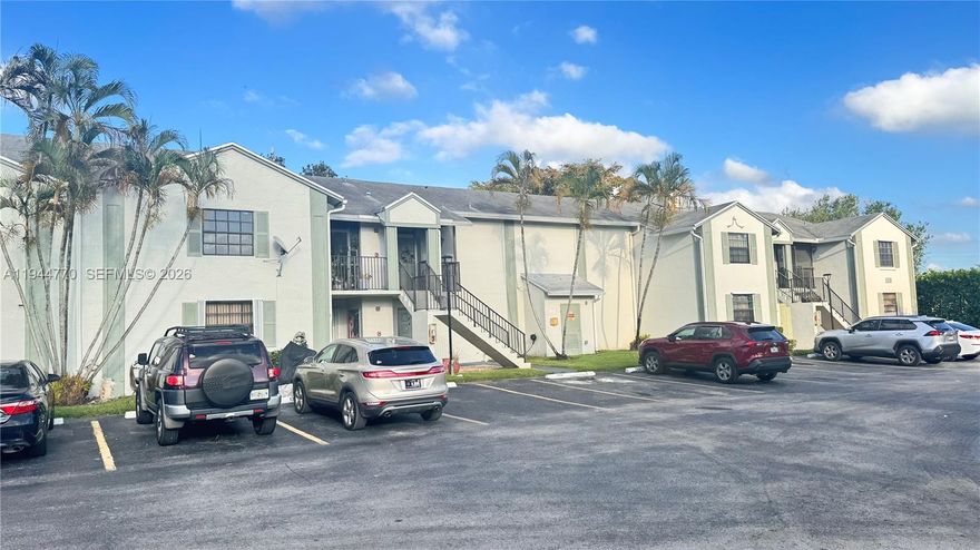 Spacious 1/1 with excellent floor plan and with washer and dryer inside. Located in quiet community and close to shopping, restaurants, Homestead Baptist hospital, turnpike and more. Tile throughout, oversized balcony overlooking lake. 1st month and security gets you in. Call us today.