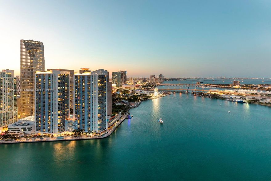 ONE OF A KIND! EXQUISITELY RENOVATED residence with unsurpassed, UNOBSTRUCTED views of Miami, featuring HIGH CEILINGS and two expansive terraces. Three ensuite bedrooms, with a fourth den/guest suite. Magnificent, master bedroom w/oversized walk-in closet and private balcony, offering stunning views! Features an open, chef-style kitchen w/top of the line appliances, impressive bar, separate laundry room, service entrance and many other extras. Enjoy maximum PRIVACY in your UNIQUE PRIVATE GARAGE FOR TWO CARS, with extra storage. Tequesta III is a gated building located on prestigious Brickell Key Island, offering a bay pool, 2level gym, sauna, tennis, BBQ, squash, direct access to mile-long jogging loop, valet, concierge, etc. Walking distance to Brickell City Center, restaurants, and more!