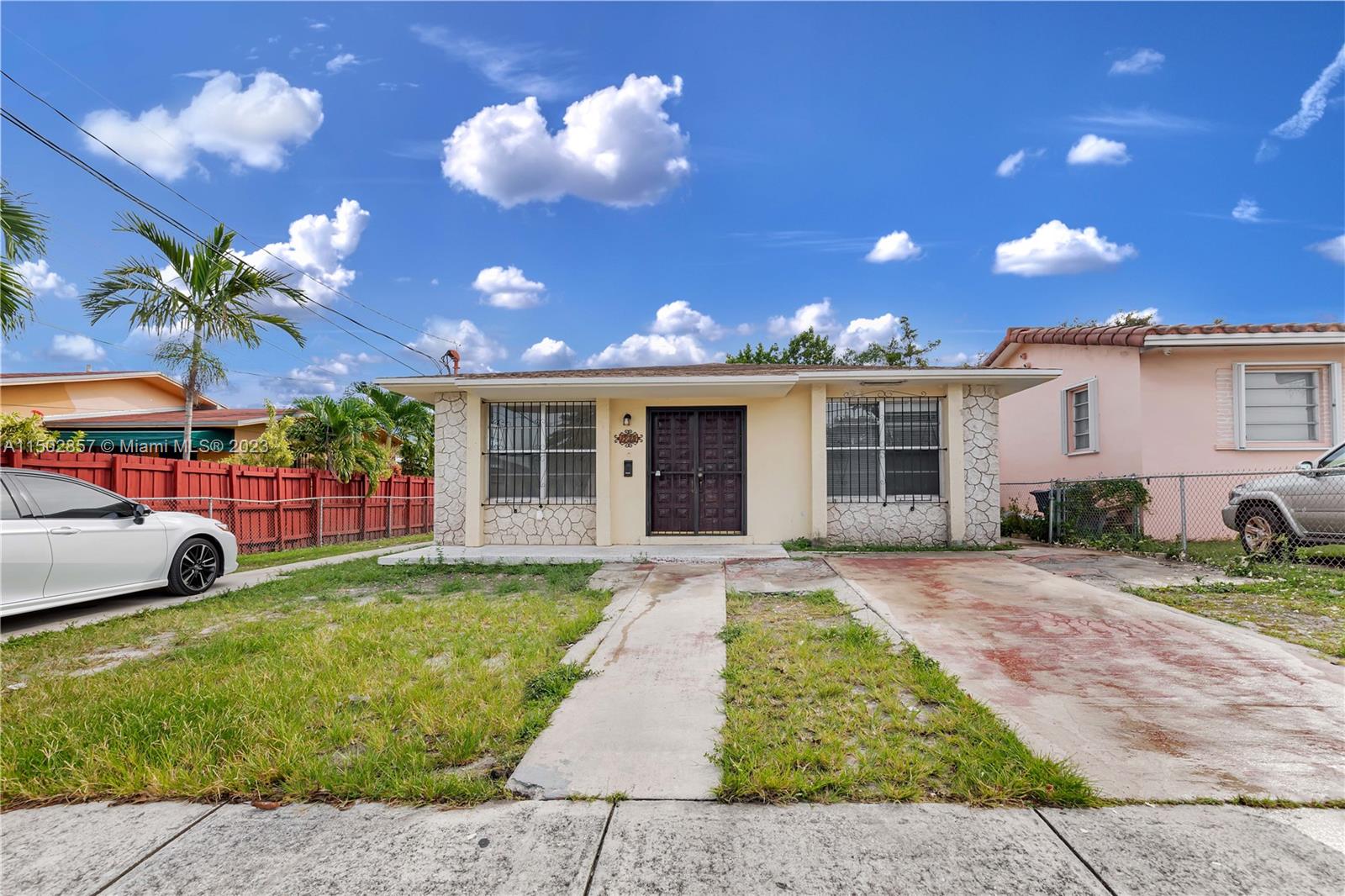 Spacious 3/2 Rental in the heart of Miami! Kitchen renovated around 2019. Paint will be touched up in entire property. 2 Parking spaces right in front of the property. Landlord requires 1st Month's Rent and 2 Months Security Deposit. Rent does not include any utilities. Washer and Dryer hookup is there but Tenant to purchase or lease Washer and Dryer.