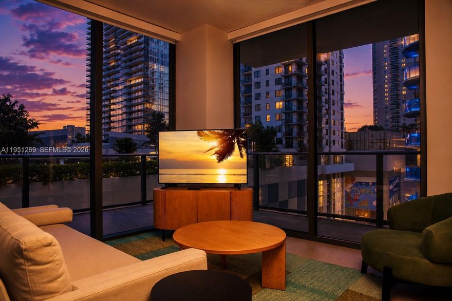 CRYPTOCURRENCY ACCEPTED! Modern luxury meets investment flexibility in this fully furnished 2Br/2Ba residence at The Crosby Miami Worldcenter. Thoughtfully designed with a bright open layout and floor-to-ceiling glass, the unit is filled with natural light and offers a private balcony with dynamic city views. Contemporary interiors feature sleek European-style cabinetry, quartz countertops, a full suite of Bosch appliances, porcelain flooring throughout, custom-built closets, and an in-unit washer and dryer. Smart-home technology, keyless entry, and designer furnishings make this a true turnkey opportunity. The Crosby is one of Downtown Miami’s most sought-after new developments, offering no rental restrictions, making this property ideal for short-term rentals, seasonal use, or full-time living. Residents and guests enjoy over 20,000 square feet of resort-style amenities, including a rooftop pool with cabanas, fitness center, spa with sauna and cold plunge, private restaurant and bar, coworking lounges, game room, screening room, and 24/7 concierge, valet, and security. Located in the heart of Miami Worldcenter, just steps from Brightline Station, Kaseya Center, Bayside, museums, dining, and nightlife, this residence delivers the ultimate blend of lifestyle, location, and income potential in one of Miami’s fastest-growing neighborhoods. Schedule a private showing today!