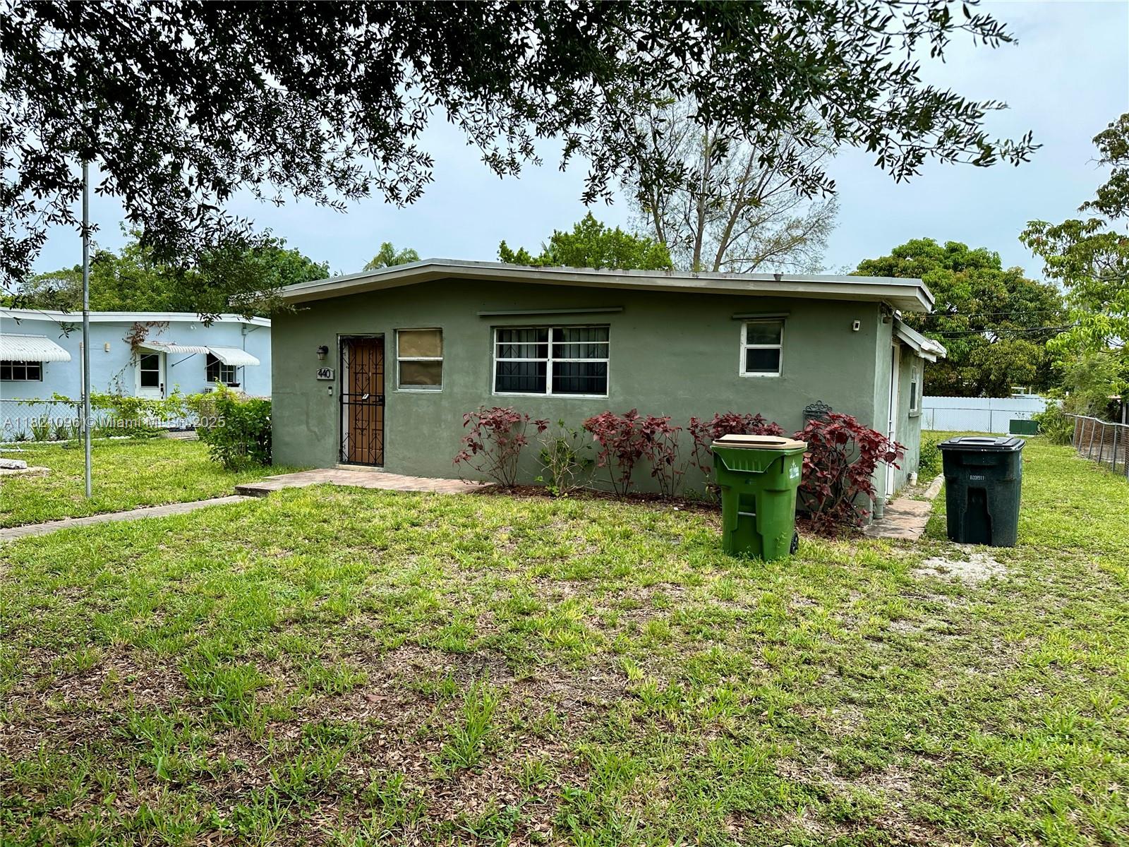 Property for Sale at 440 Nw 134th St, North Miami, Miami-Dade County, Florida - Bedrooms: 2 
Bathrooms: 1  - $385,000