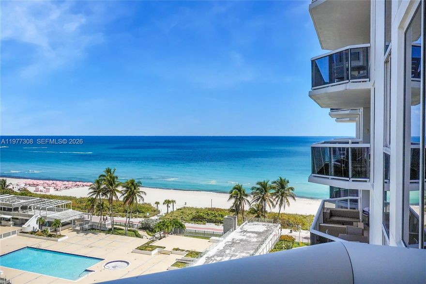Step into this beautiful 2 bedrooms, 2 full baths fully furnished at the Prestigious Blue Diamond Oceanfront Condo in Miami Beach. The unit comes with Marble floors throughout, granite countertops, walk-in-closet in the Master Bedroom, a spacious terrace with spectacular views of the Ocean and Bay and Floor to Ceiling  Glass Windows. The Blue Diamond offers 5 star amenities: Gym, Spa, Club-house, 24hr Security, Valet, Concierge,Heated Pool, Beach Service, Tennis and much more. Don't miss this opportunity to live in Paradise!