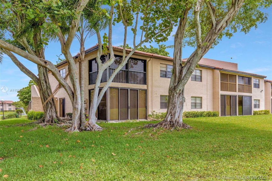 OPEN AND BRIGHT 1ST FLOOR CORNER UNIT IN THE DESIRED 55+ PINES OF BOCA LAGO, 2 BEDS, 2 BATHS WITH PLENTY OF CLOSET SPACE, GLASS ENCLOSED PATIO WITH GREAT VIEW, GATED COMMUNITY WITH SECURITY AND AMENITIES. EASY TO SHOW.