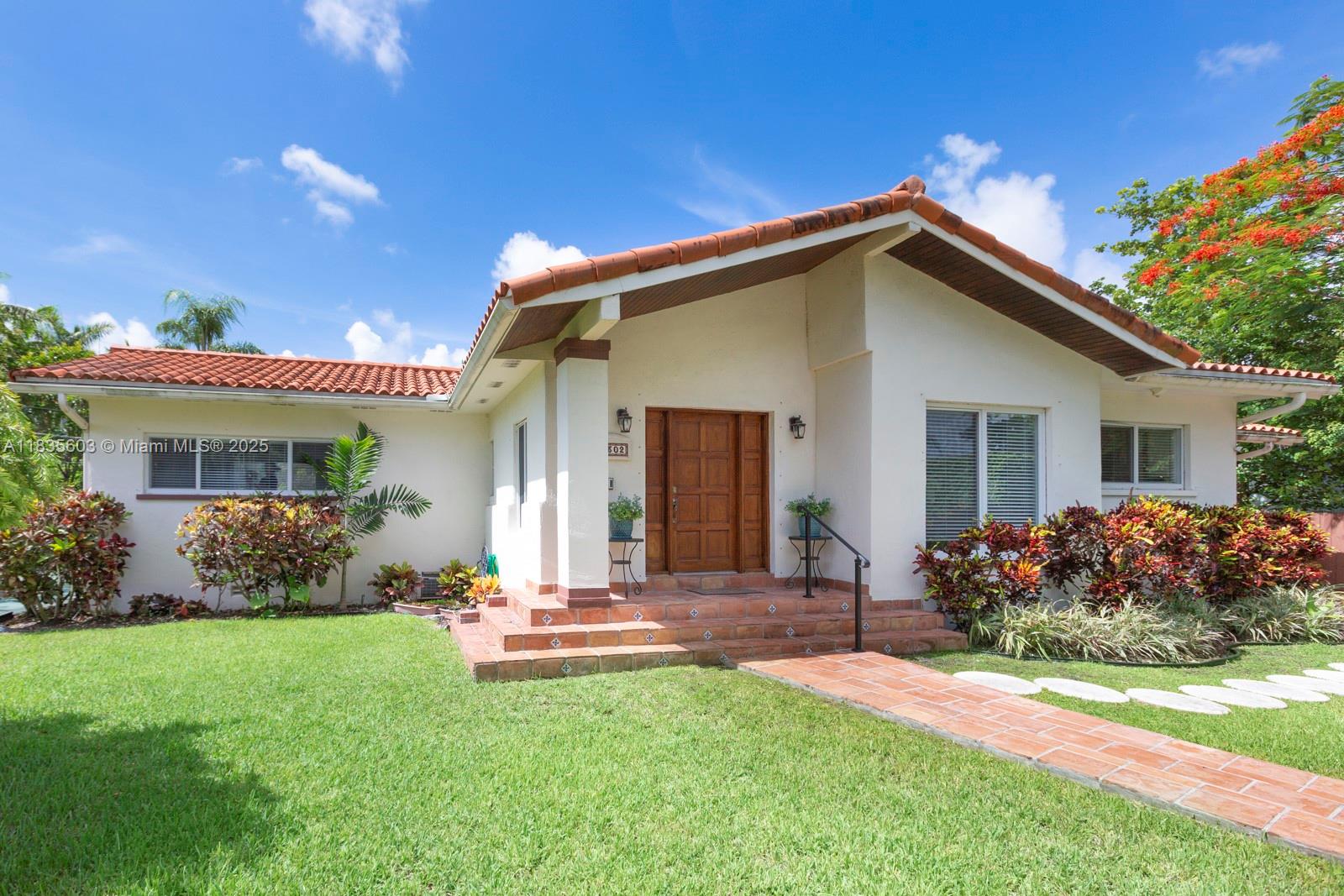 Ready to move in! South Miami charming home 3/2 in a large 9.000 lot. Back patio with wood deck perfect to have a nice lunch outside. Patio with small basketball court that is a perfect space to park a boat. Home to great schools: David Fairchild Elementary, parks, etc. Right next to Coral gables with easy access to major highways for any commuters. Comfortable master bedroom and basement with HUGE storage, A rare thing to find in Miami. Use show assist to book your showing today.