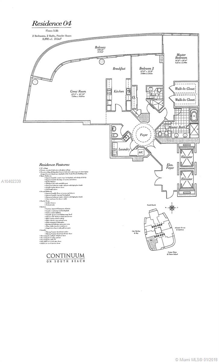 CONTINUUM ON SOUTH BEACH - Residential