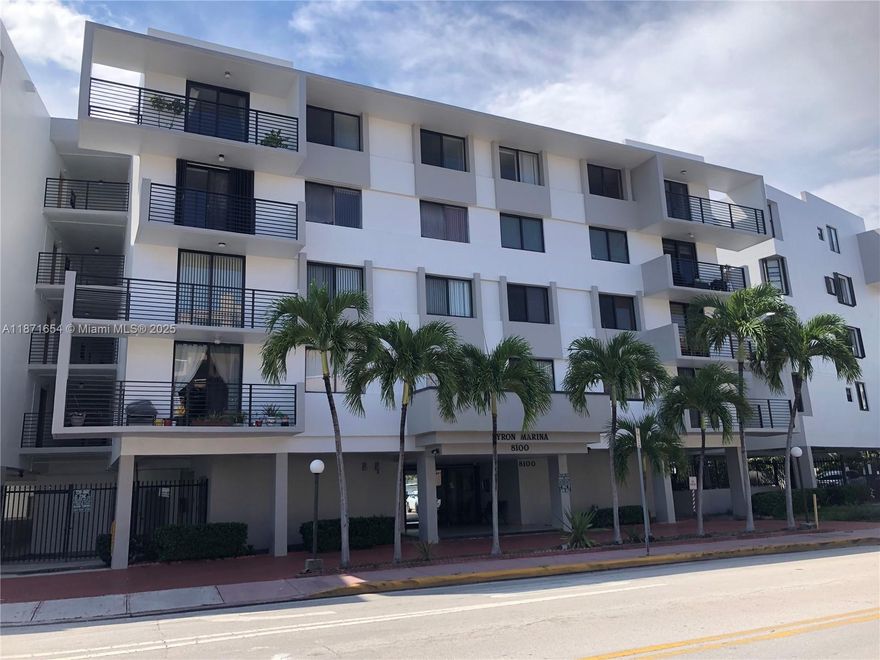 Spacious 2 bed, 2 bath condo in the heart of Miami Beach! This 1,194 sq ft unit features tile floors, central A/C, and a modern kitchen with dishwasher and refrigerator. Enjoy water views from the private balcony and the convenience of an assigned covered parking space. Located in the secure Byron Marina building, just minutes from the beach, shops, dining, and parks. Boat slips may be available for rent through the building's association. No rent the 1st year owned. Drastically Reduced!!!