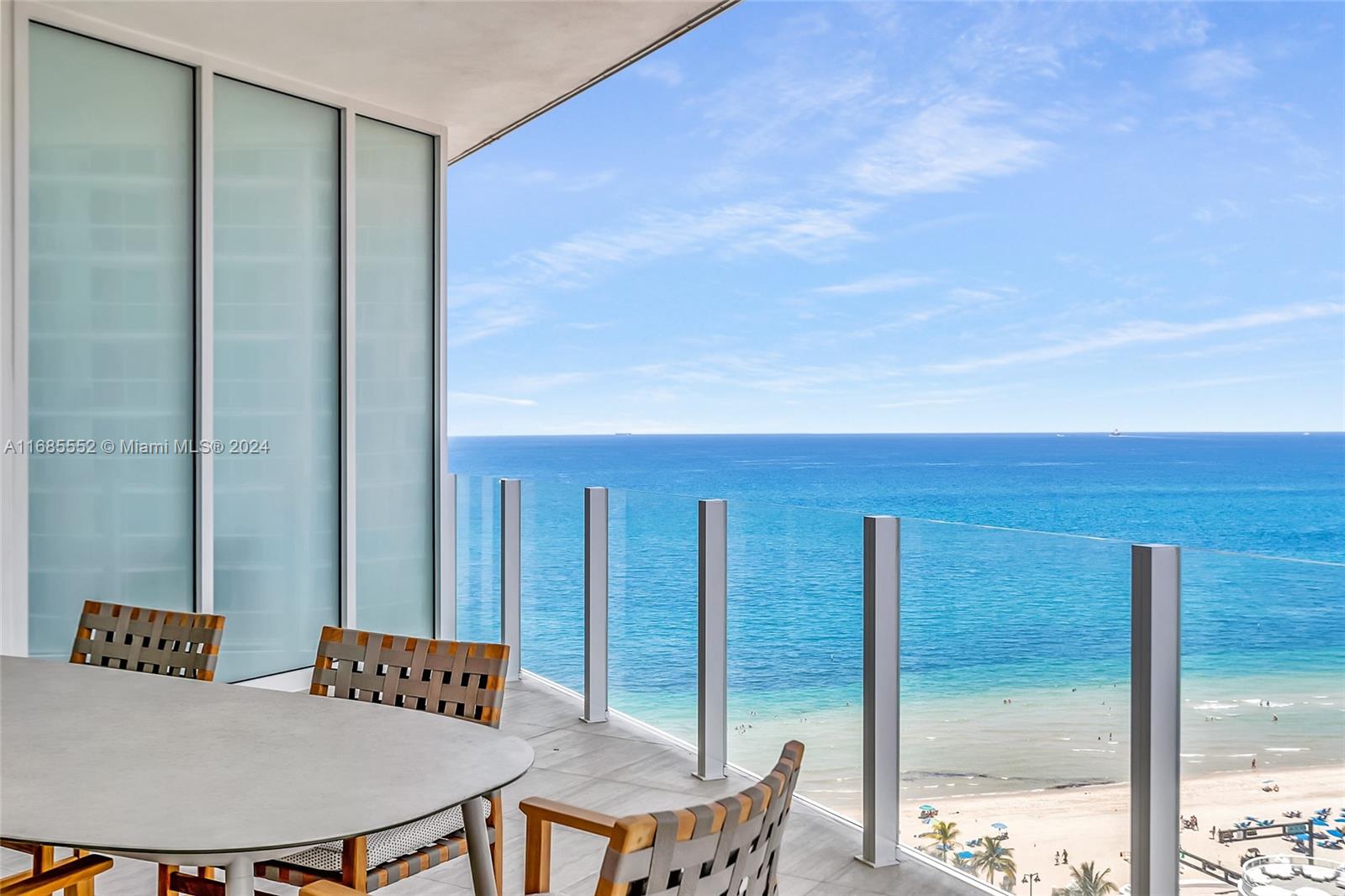 This unit is NOT IN THE HOTEL PROGRAM & can be rented thru AirBNB or used by owner w/o restrictions. Enjoy panoramic views of the ocean & city from this luxurious unit, fully furnished by FOUR SEASONS. Relax in the sumptuous master BR, complete w/ a king-size bed, W/I closet & a spa-like en-suite bath + a private enclosed den which can be used as a 2nd BR. Additional Features: a spacious living area, Gourmet kitchen w/ SubZero & Wolf appliances, custom lacquered cabinetry & dining area for 6, two BA's, W/D, oversized Terrace & more! Enjoy the world-class amenities: a fitness center, spa, pool & 24-hr concierge services. The beach is just steps away, so you can enjoy the sun, sand & surf whenever you please. Experience luxury living at its finest in Fort Lauderdale's most coveted address.
