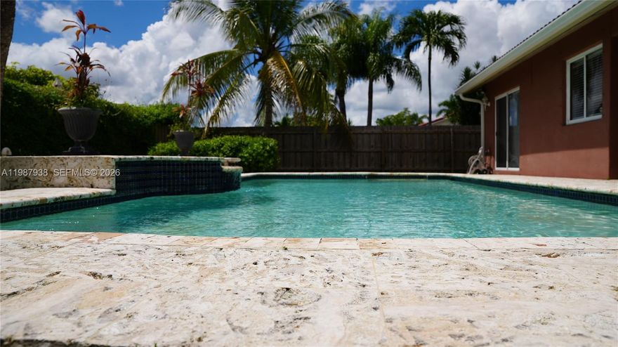 SELLER IS OFFERING $10,000 RENOVATION CREDIT + CLOSING COST ASSISTANCE, NEGOTIABLE WITH A FAIR OFFER! PERSONALIZE THIS HOME TO YOUR TASTE!

This MOVE-IN READY 4-bedroom, 2-bath home comes WITH FURNITURE NEGOTIABLE, offering added convenience and flexibility for homeowners or investors — all with no HOA. Beautifully maintained and located in the peaceful and desirable Luz Estela neighborhood, this home is ready for you to make it your own.
This property features a 2-car garage, durable CBS construction, a tile roof, and hurricane shutters for added peace of mind.

Step outside to your private backyard oasis, fully fenced for privacy, with a pool, jacuzzi, and mature fruit trees. Perfect for relaxing, entertaining, or leveraging as a short-term rental with strong ROI potential.

Ideally located near Zoo Miami, major highways, shopping, dining, and top-rated schools, with easy access to Miami International Airport, South Beach, and other key attractions.

Whether you’re a first-time buyer, upgrading, or seeking a strong investment opportunity, this home offers the perfect blend of comfort, location, and value.

Don’t wait — schedule your showing today and take advantage of negotiable closing cost assistance, $10,000 renovation credit, and furniture can be included in the sale!