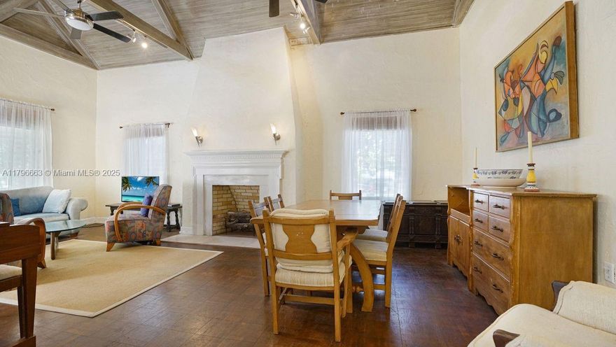 NEW PRICE! Located in Normandy Isle, Miami Beach. This charming 1926 home sits on a double-sized corner lot. The main house features 3 bedrooms, 2 bathrooms, beautiful cathedral ceilings, and classic details throughout. There’s also a separate 1 bedroom, 1 bath unit and a studio unit, both at the rear of the property and with their own address. Just a short walk to shops, restaurants, parks, the beach, top-rated schools, and places of worship.