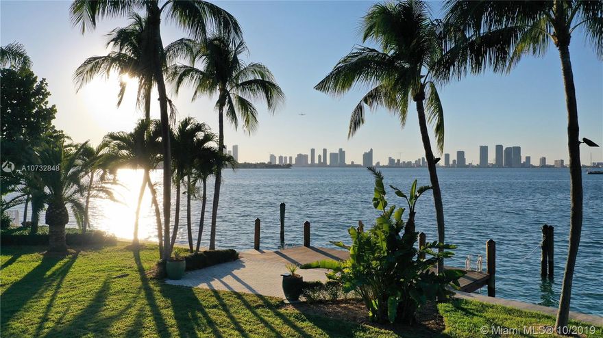 Once in a lifetime opportunity to build your dream home on this one of a kind west facing lot in prestigious and gated Sunset Island IV. Measuring 25,671 sq ft, this magnificent parcel of land boasts 150+ linear feet of water frontage and enjoys incredible unobstructed panoramic Biscayne Bay, Downtown Miami skyline and gorgeous sunset views. Don’t miss your chance to the live in the best location that Miami Beach has to offer. Walking distance to Sunset Harbor retail, restaurants, parks and wellness centers. Only 15 minutes to the airport. Building code will allow you to design a two-story 13,000 square foot luxury home. Conceptual plans available on request.