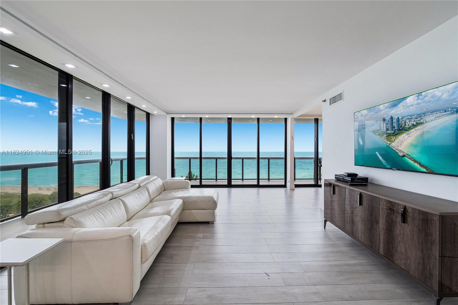 Live the beachfront lifestyle in this spacious 2-bed, 2.5-bath condo on iconic Collins Ave in Surfside. With 1,560 sq ft of direct ocean views light-filled interiors, oceanfront access, and Surfside Center steps away. This residence blends space, comfort, and prime location. Enjoy generous living areas, a well-appointed kitchen, and two en-suite bedrooms. Steps from the sand and minutes to Bal Harbour Shops, fine dining, and Surfside’s walkable charm—this is coastal living at its best.