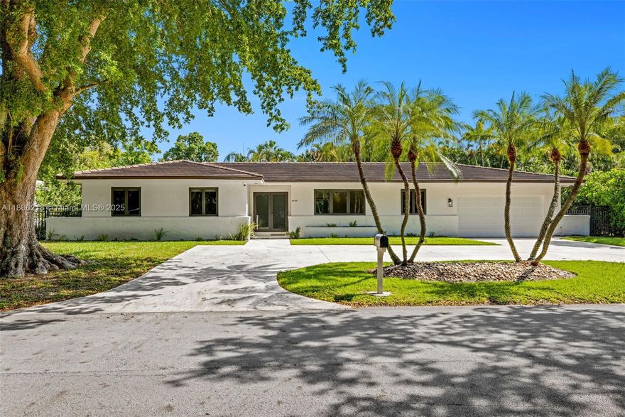 Turnkey 3 beds/ 3 bath residence in the exclusive gated community of Gables by the Sea. This bright, open-concept home features a custom gourmet kitchen with premium built-in appliances, designer lighting, and wood-look porcelain floors throughout. Brand-new A/C (Aug 2025). All bathrooms have been recently remodeled, complemented by impact windows/doors, updated plumbing and electrical, new garage flooring, and a spacious 2-car garage. The private, lushly landscaped backyard offers a sparkling pool—perfect for entertaining or relaxing. Ideally located near top-rated schools (Gulliver Prep), parks, marinas, and all that Coral Gables has to offer. A rare move-in-ready opportunity in one of South Florida’s most prestigious waterfront neighborhoods.