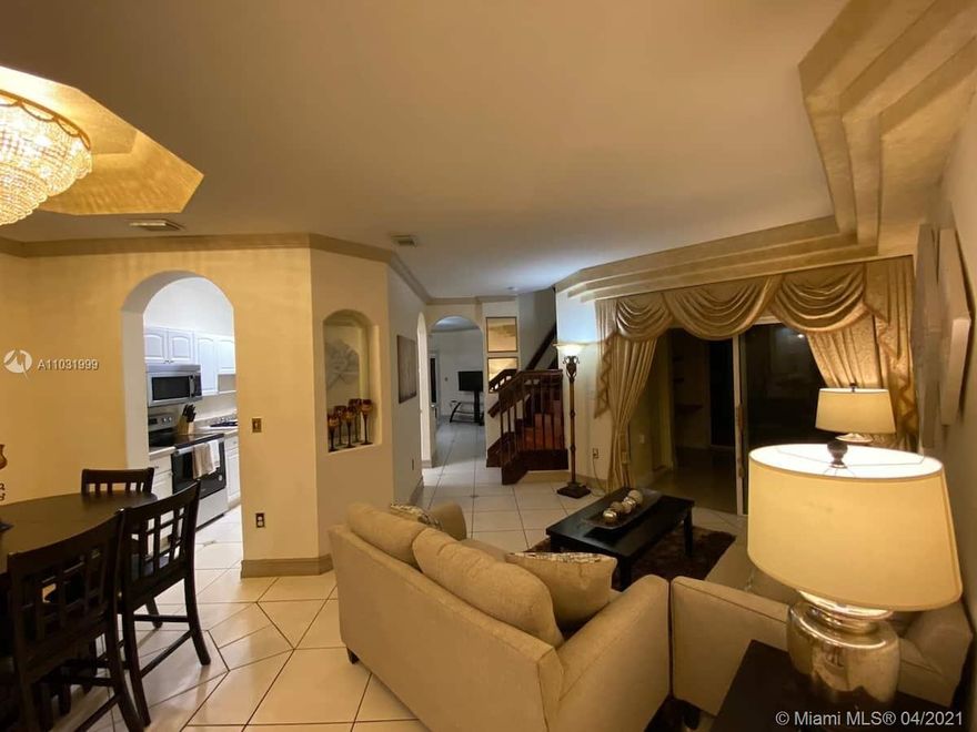 This spacious 4Bedroom/2.5Baths house is centrally located in the heart of Miami, within a 5 to 20 minutes ride to amazing attractions, like Miami Beach, Brickell, Downtown, MIA, Dolphin Mall, etc. You will also find public parks, restaurants, and supermarkets very close by. The house has comfortable sleeping arrangements for up to 18 guests, and with two levels, a full kitchen, and a nice backyard, you, your family, fully furnish. AVAILABLE 8-1-21