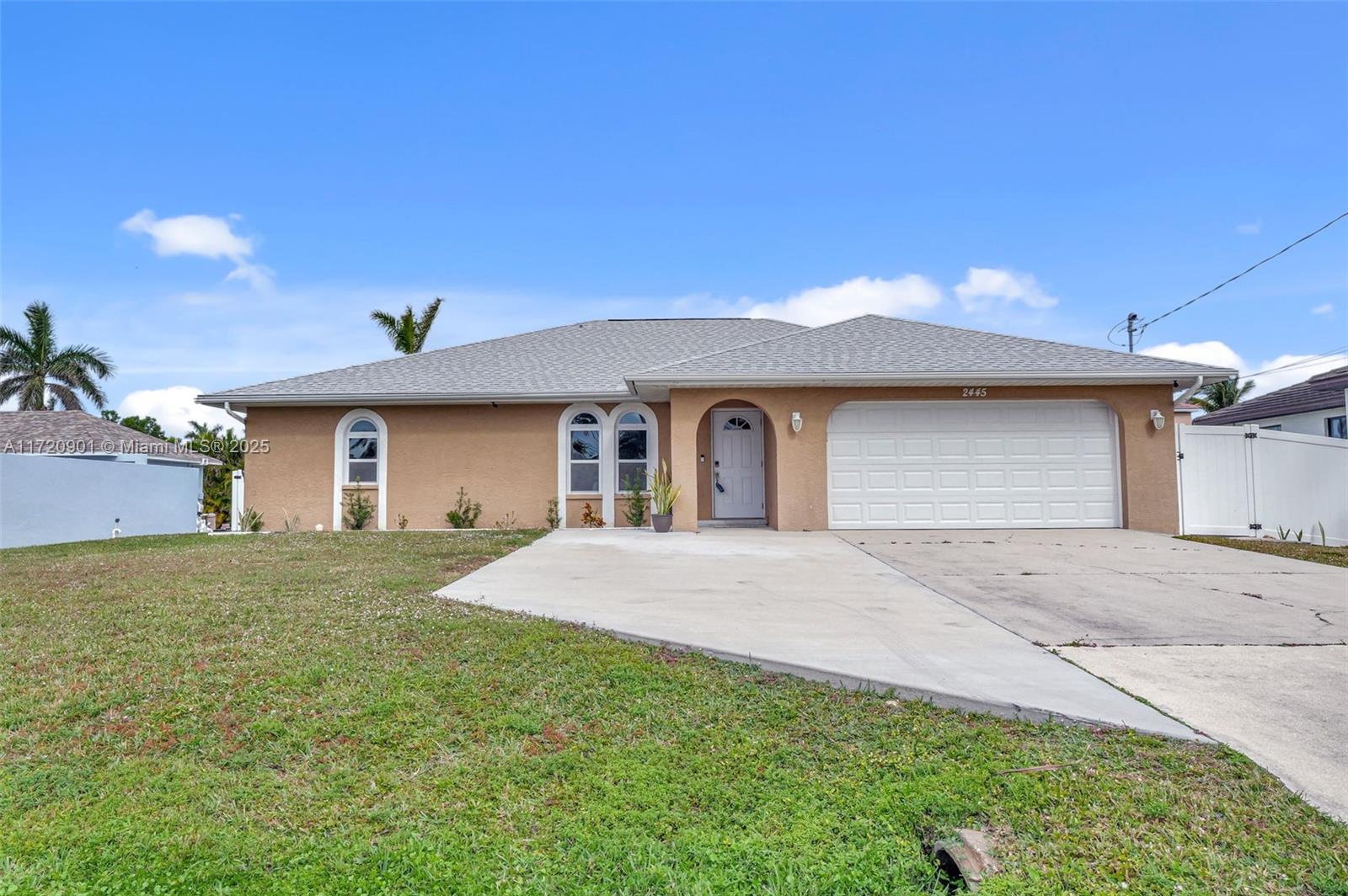 Property for Sale at 2445 Sw 25 Street, Cape Coral, Lee County, Florida - Bedrooms: 3 
Bathrooms: 2  - $299,000