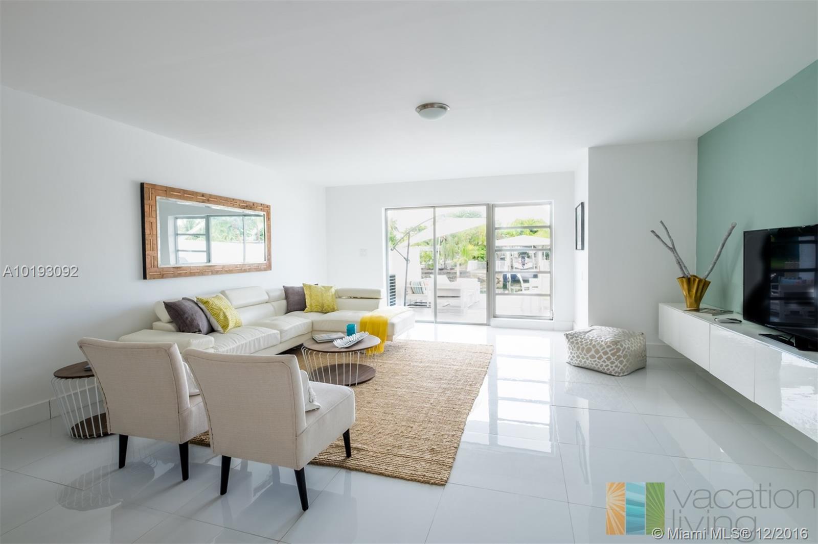 Welcome to Sandpiper! Fall in love with this contemporary waterfront 3 bedroom, 3 bath townhome at the entrance of Bal Harbour. The unit is impeccably furnished with a fully stocked kitchen and premium linens. Dock space is available and less than a 10 minute cruise to the ocean. Minimum 3 month rental required.