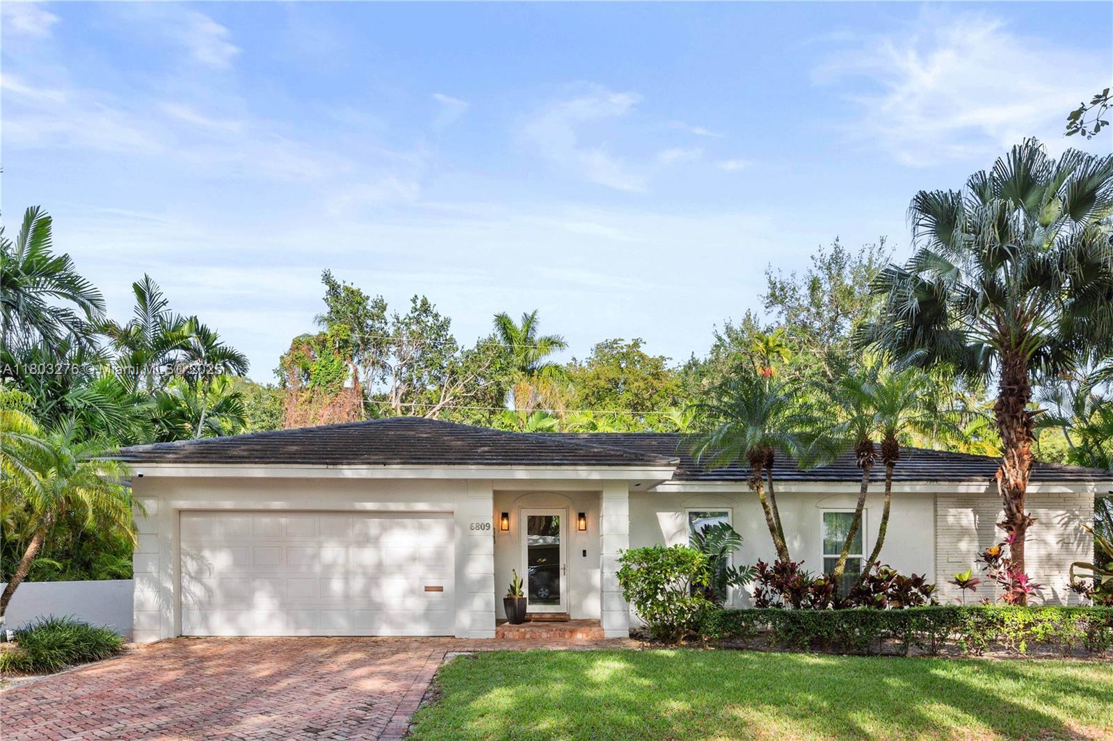 Property for Sale at 6809 Mentone St, Coral Gables, Broward County, Florida - Bedrooms: 3 
Bathrooms: 2  - $2,348,000