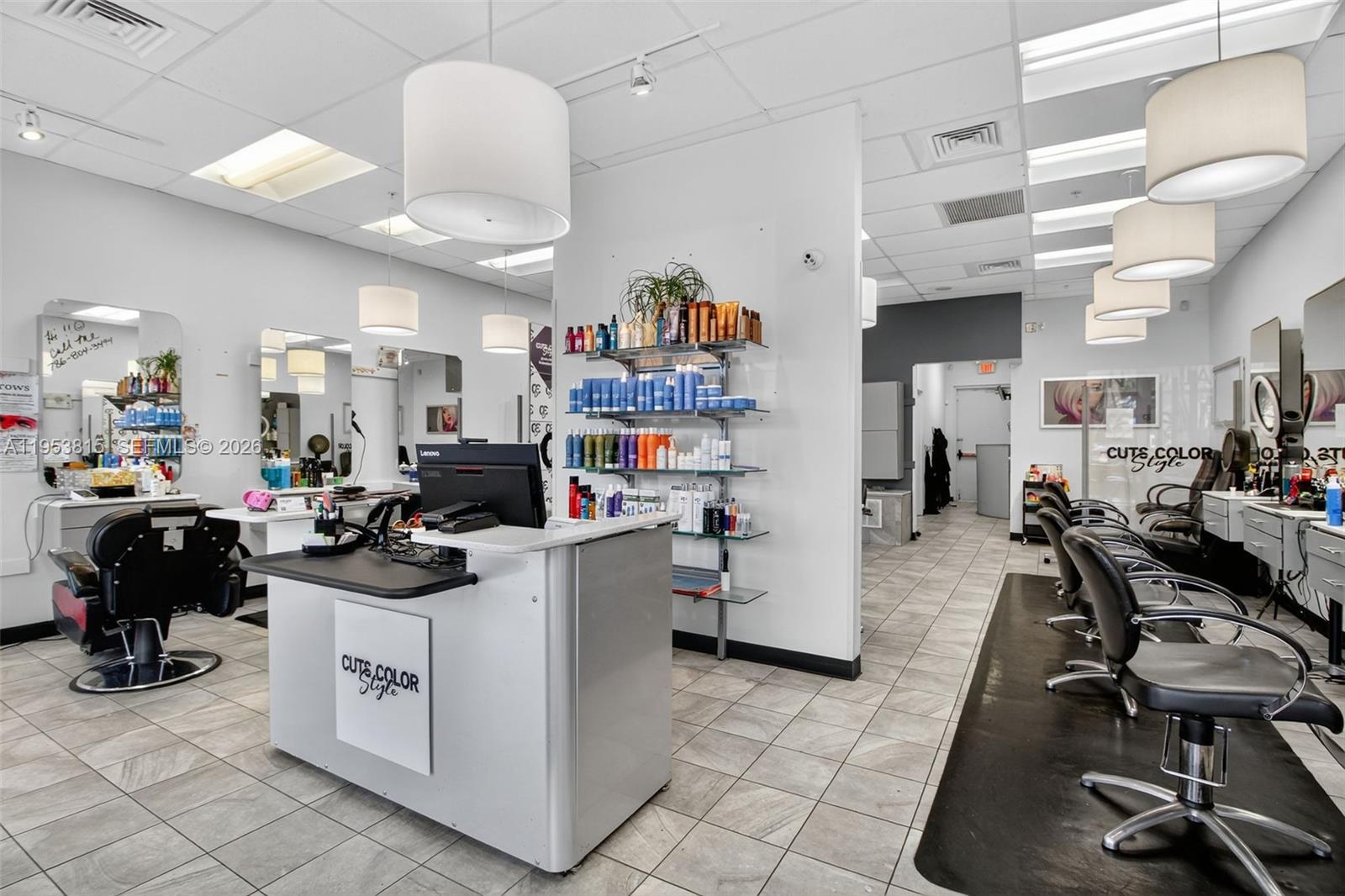 Turnkey Full-Service Beauty Salon & Barbershop – Prime Kendall Location