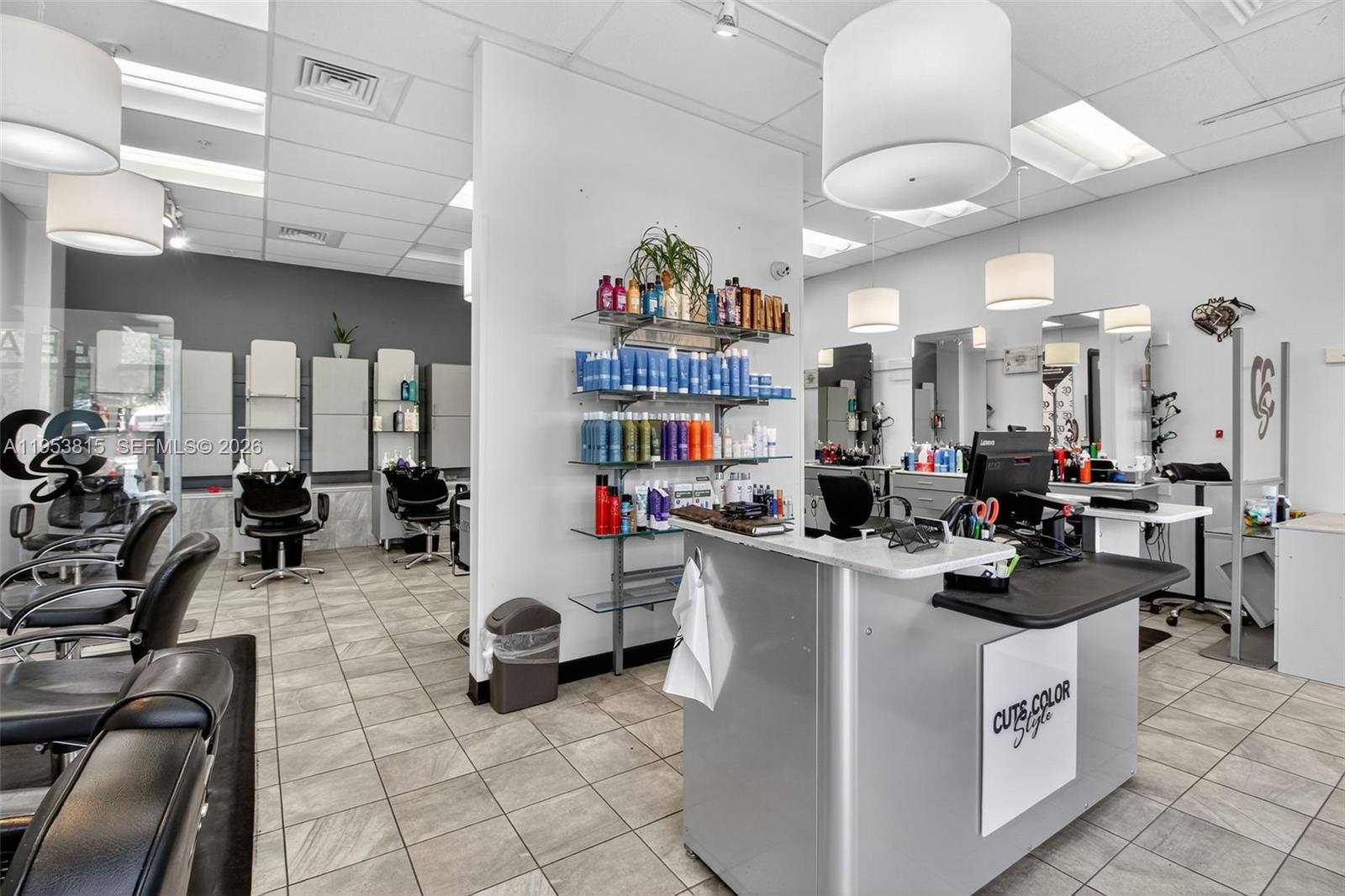 Turnkey Full-Service Beauty Salon & Barbershop – Prime Kendall Location