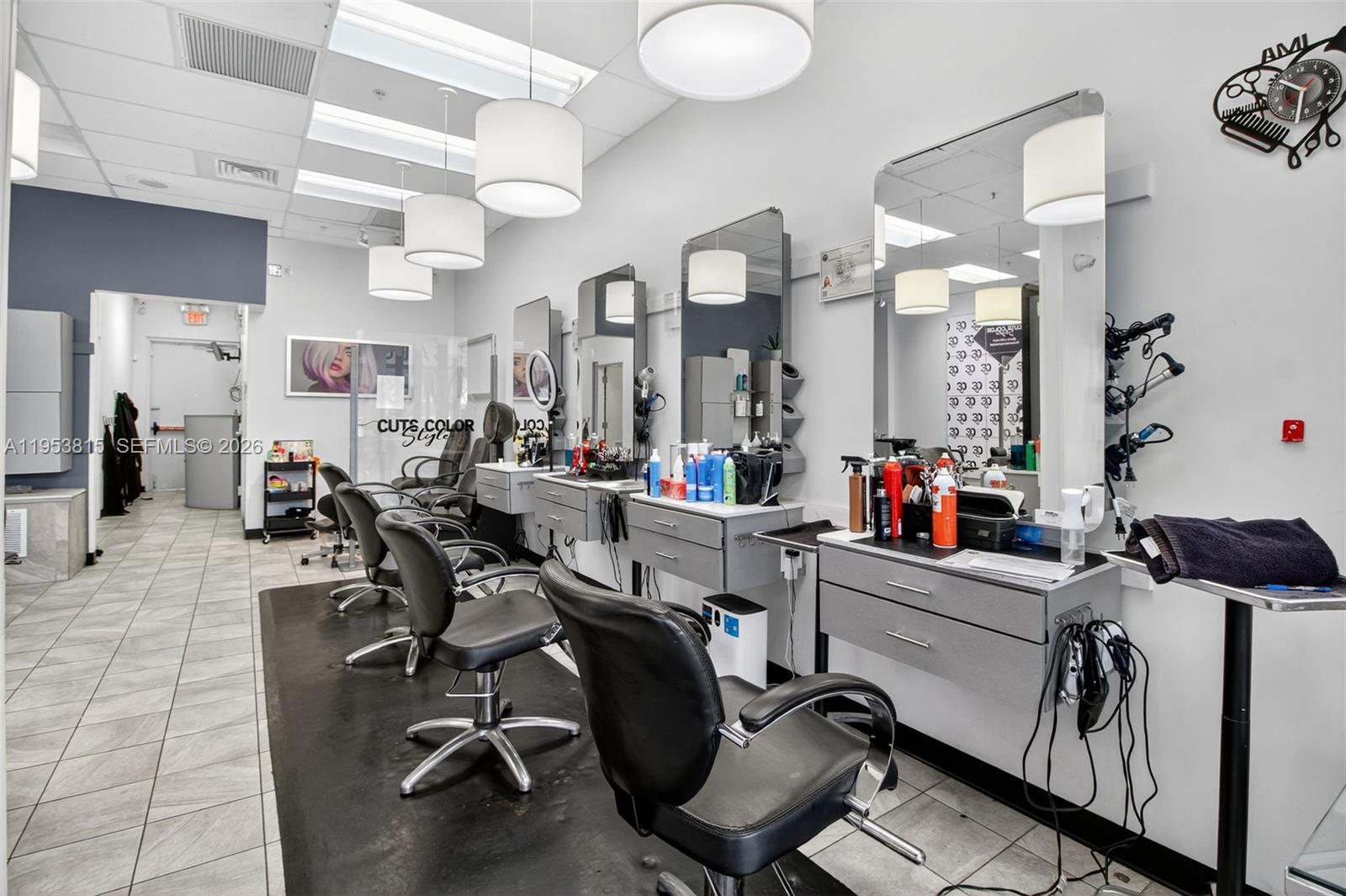Turnkey Full-Service Beauty Salon & Barbershop – Prime Kendall Location