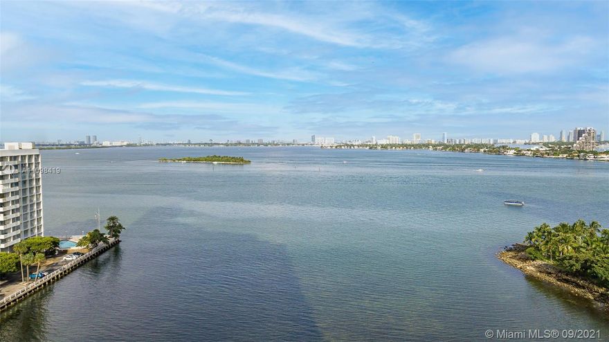 This apartment is located on a high floor in one of the most prestigious buildings in the EDGEWATER area of MIAMI, decorated by the famous LENNY KRAVITZ , beautiful 1-2 bath, plus DEN unit located on the 21Th floor of the building with all the views EAST to South Beach and all its surrounding islands are viewed from the beautiful 220 foot balcony next to the living room and the master suite. Amenities include 2 swimming pools, BBQ, cabanas, table tennis, fire pit, 2 story 6000sf fitness with SPA, Pilates studio, kids rooms, library, 24hr concierge and valet parking. European Cabinets Duravit toilet and bidet Stone kitchen countertop Sub-Zero Refrigerator / Freezer