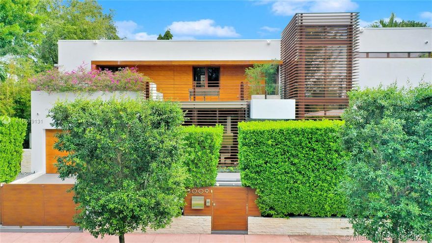 First time on the market. Located on prestigious Pine Tree Drive, this modern home offers 5,119SF, 5 beds & 5.5 baths, maid quarters & guest home. Open spaces feature large rooms including office & separate den. Architectural details abound from beautiful ceilings, elegant delta lighting, marble & quartz flooring on the first floor & oak flooring on the second. The Snaidero kitchen features Miele appliances, double ovens, beautiful cabinetry & chic details. Bathrooms call to mind world-renowned spas while bedrooms feature huge closets. Walls of windows blend inside and outside bringing in the beautiful landscaping by Lewis Aquui. The house is equipped with a generator. The exterior of the house beautifully finished with Prodema. Outdoor spaces include a pool summer kitchen, outdoor dining.