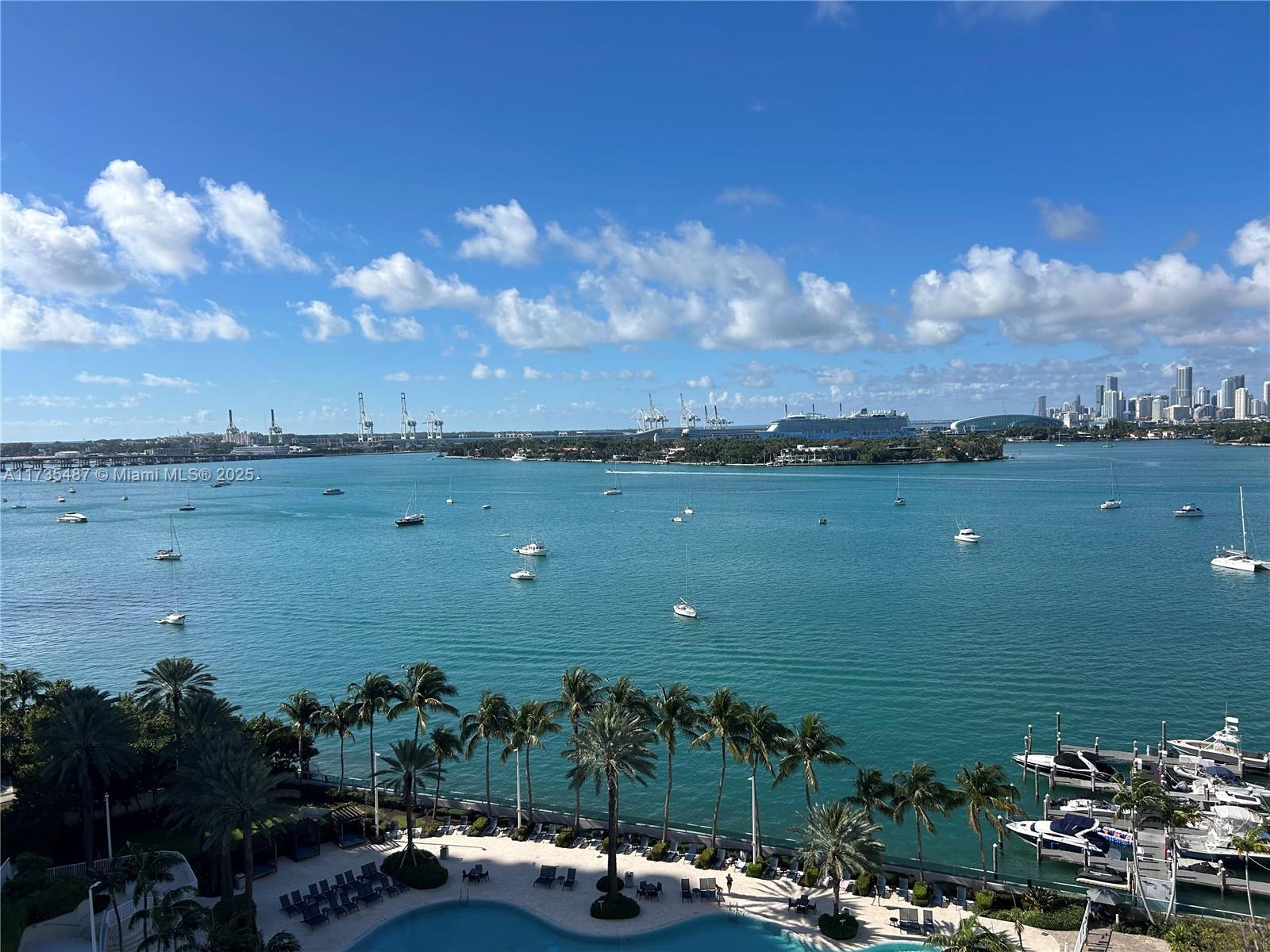 Rental Property at 1500 Bay Rd 1424S, Miami Beach, Miami-Dade County, Florida - Bedrooms: 2 
Bathrooms: 2  - $4,700 MO.