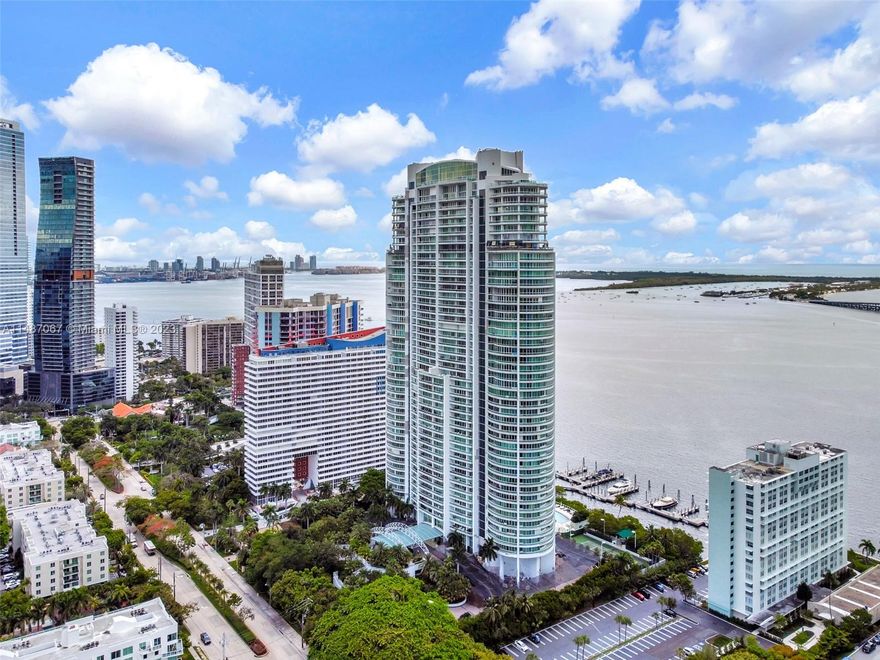 Nothing but sweeping water views, as you enter from the private elevator foyer into this luxurious 2 bedrooms + 2.5 bathrooms, flow-through residence at the internationally known SANTA MARIA located in Brickell Ave. FULLY RENOVATED, the residence features 2,580 SQFT AC, plus two additional oversized balconies with unobstructed water & cityscape views from the 22nd floor. The Santa Maria is a 5 stars full-service building, featuring world-class amenities: a lighted tennis court, state-of-the-art fitness center, heated pool, marina access, racquetball courts, meeting/game rooms & a historic mansion that serves as a clubhouse for all residents to enjoy. Call Lorenz or Cesia for showings. If sold at the asking price , the seller will provide a 3% commission upon successful/funded closing