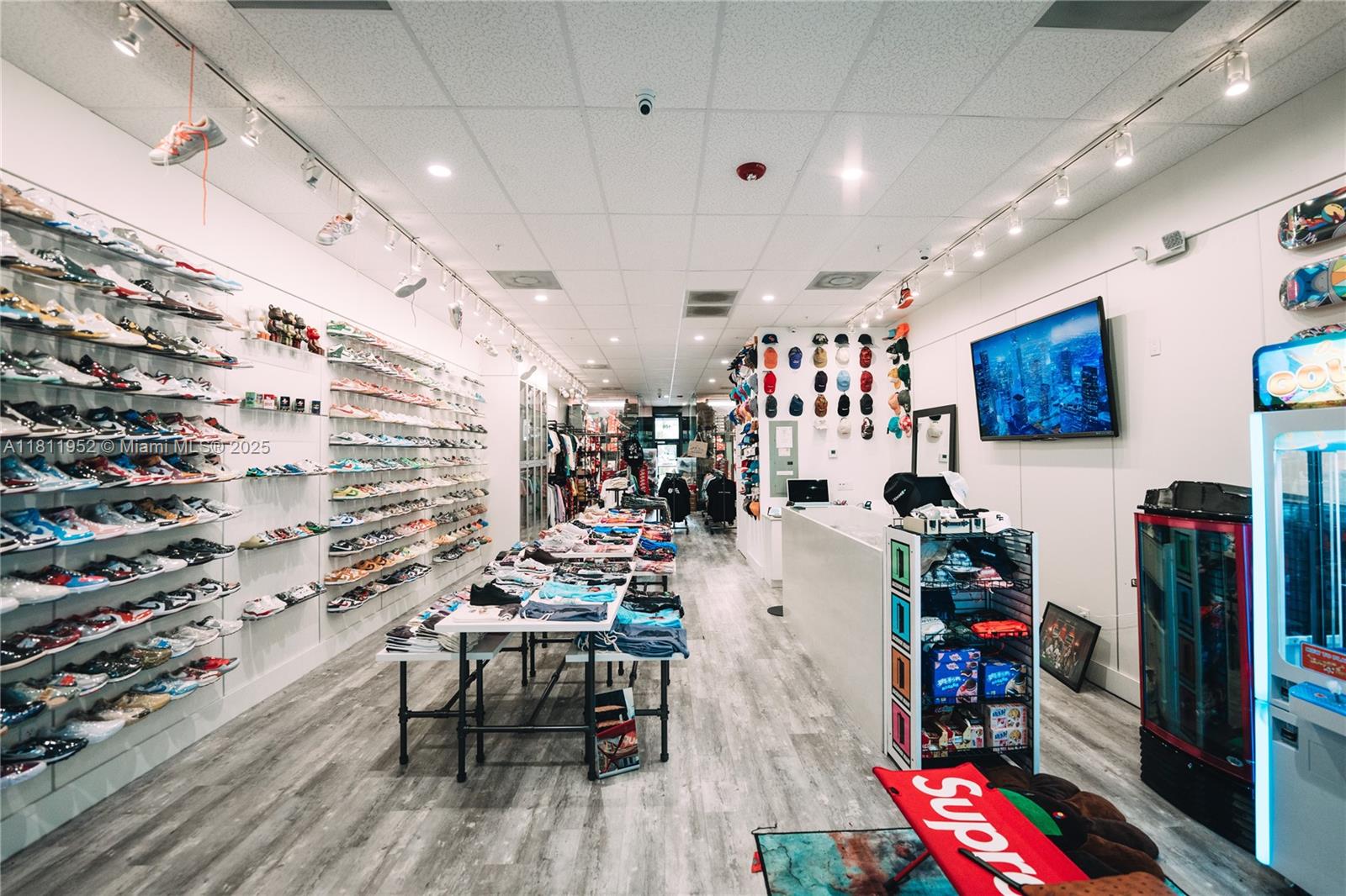 Step into a rare-opportunity to own a high-performing sneaker and streetwear boutique with an established brand presence and loyal customer base. This 1,400 sq ft retail space is home to a trendsetting business that has averaged $668,000 in annual gross revenue over the past two years.
Backed up by a powerful social media presence, the business boasts an Instagram following of 25,500 +, including professional athletes from the NFL & MLB. A testament to its reach and cultural influence.