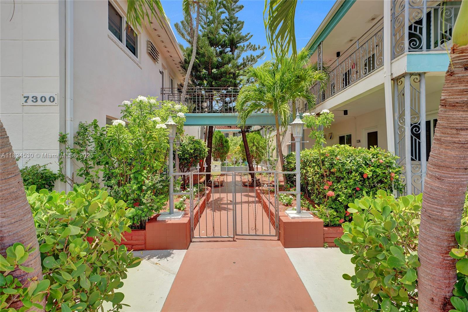 Wonderful studio in Mediterranean style building several blocks from the Beach and North Beach shopping & restaurants! Freshly painted and ready to move in. Gleaming eat-in kitchen and bath. Corner upstairs unit with lots of natural light and views of North Shore Park! The best value for a studio in all of Miami Beach!