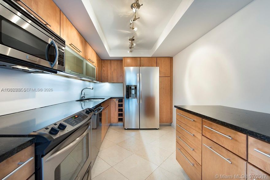 Gorgeous and remodeled modern unit at Waterview 2 bed/2 Bath, Beautiful Ocean, intracoastal and million dollar estates of Golden Beach Views from every room. Modern kitchen with stainless steel appliances, large capacity Washer/Dryer inside unit! Marble and tile flooring throughout. Updated bathrooms. Common areas of building have been renovated, pool is under construction. Huge open balcony spans the whole length of the unit. Across from Turnberry Golf Course & walking distance to Whole foods, Target, Aventura Mall, houses of worship and Publix. Top rated charter school & new High School. Entrance gate & lobby 24 hr security. Valet parking.  See it and fall in love! Available immediately.