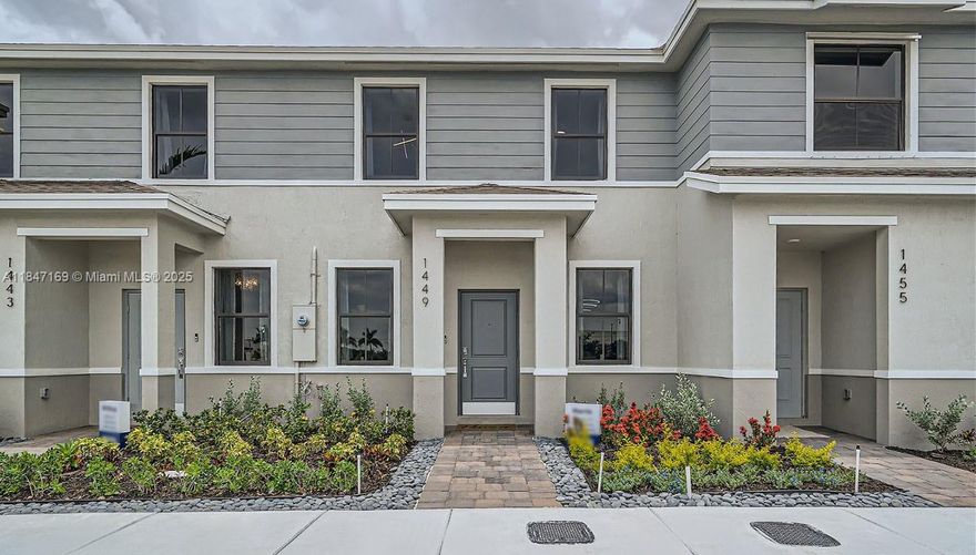 Gorgeous new construction townhome. Featuring 3 bedrooms and 2.5 bathrooms with walk in closet. Includes a fenced backyard, stainless steel appliances, laundry room and amenities throughout the community.  Centrally located near highways, commercial centers, schools, and entertainment.