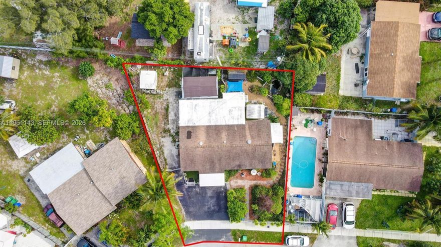 Great Opportunity for Investor and or Large Family!! Completely Nestled, TRUE 5BD/4BR Home! Main House 3/2+ Den and Has 3 additional rental RM's with 3 amazing long term, easy-going, M2M tenants CASH FLOWING $6,000/mo!!! 2025 ROOF! Each w/ its own separate entrance. Room for all your motor toys, RV, Boat or up to 9 cars. Property completely fenced. Boasts oversized Covered Gazebo & patio, Built in Grill, garden house, 2 sheds, hot tub (used as fish pond, prior aquaponics system) Private backyard for owner, separate back yard for tenants. Wonderful neighbors and A+ Neighborhood Broadview Park. No Flood zone, Minutes to 595, TRNPK, FLL AIRPORT, HARDROCK, NSU, BCC, FAU, Tower shops, Fountains, restaurants, hospitals & more. While Offer Lasts!