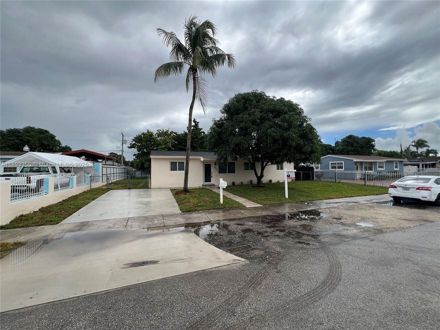 Meticulously Remodeled 4-Bedroom, 2-Bath Home in Miami Gardens! This home features modern upgrades including recessed lighting, impact windows, and a newer AC system. Enjoy a large backyard perfect for entertaining, relaxing, or outdoor fun. Conveniently located near major shopping centers and highways, this home offers style, comfort, and an unbeatable location. Move-in ready and waiting for you!

More pictures coming soon!