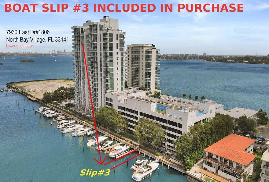 PRICE Reduced. PRIVATE BOAT SLIP INCLUDED IN PURCHASE. One of kind 2 Story, 2 Bed 2.5 Bath, Lower Penthouse at Eloquence on the Bay with unbelievable unobstructed views Biscayne Bay and the expanding Miami skyline. Boutique building. Four units per floor. Unit Features: high ceilings, modern design style kitchen with spacious cabinets, SS appliances, washer/dryer, walking closets and 2 assigned parking spaces. Amenities: heated pool, jacuzzi, gym, yoga studio, tennis & basketball courts, 24/7 security, bike storage, paddleboard/kayak storage + much more! Minutes to the beach, SOBE, Brickell, Wynwood, Downtown Miami & MIA/FTL airports. ALL INFO SHOULD BE VERIFIED BY BROKER, BUYER, ATTORNEY, ARCHITECT OR ZONING EXPERT.  All offers will be presented.