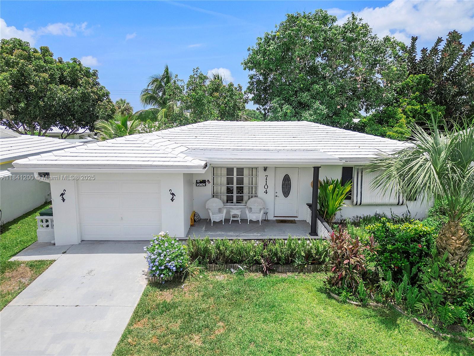 Welcome to this well maintained home nestled in a quiet, established neighborhood in Tamarac. Located just a few minutes walk to the pool. Spacious layout with tile flooring throughout, and cozy living area. Enjoy the convenience of a 1 car garage and large driveway. Minutes from parks, shopping, dining, and major highways, this home offers both comfort and convenience. Ideal for retirees, snowbirds, or anyone looking to enjoy the Florida lifestyle! Roof replaced 2023. Occupants should be 55 or older per Association Rules. Maintenance includes community pool, clubhouse, lawn, and exterior paint every three years. Renting allowed after 2 years of ownership. Pets up to 35lbs. Don't miss this opportunity to make it yours—schedule your private showing today!