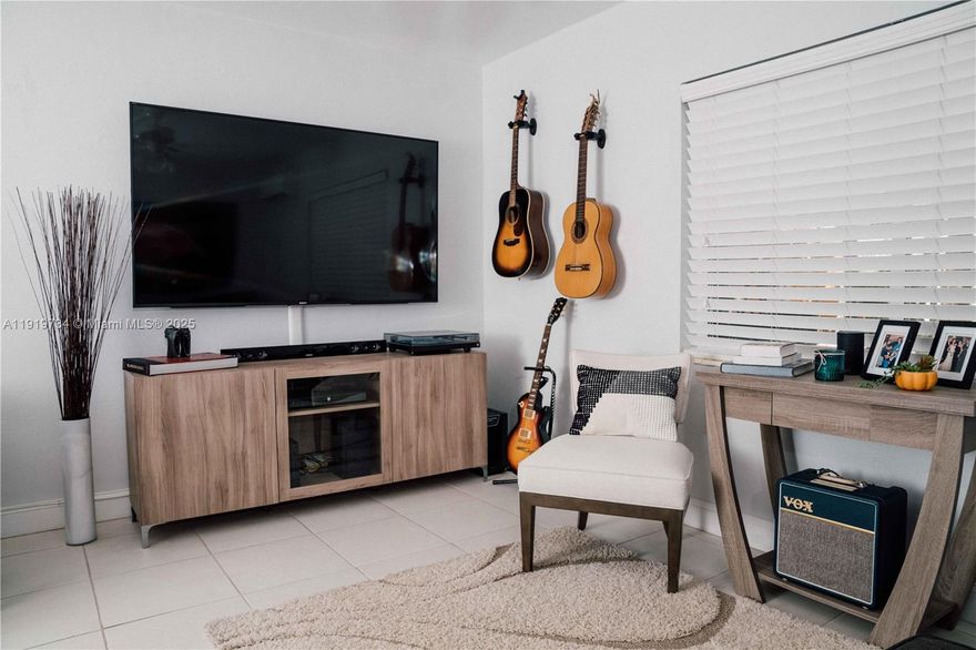 Beautifully remodeled and fully furnished 1/1 unit located in Private & Exclusive Hideaway Condo in South Miami. Unit boasts tile floors throughout, like new wood cabinets with Granite countertops, SS-appliances, updated bathroom & walk-in closet. Rent Includes: 1 assigned parking space, water, gas & associations fees.  Walking distance to South Miami Hospital, Larkin University, Dadeland Mall, South Miami Metro-Rail Station, Shops at Sunset Place, Restaurants and more. Ring camera doorbell, 75" Sony 4K smart TV, and 43" 4K smart TV in bedroom included in Rent