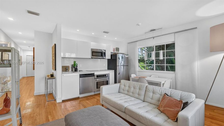 ONLY UNIT IN THE BUILDING WITH AN ASSIGNED PARKING SPACE—a rare offering and exceptional value for the area. First time on the market in over 10 years. Impeccably maintained and lightly used as a vacation home, this unit shows minimal wear and is truly move-in ready. Enjoy a clean, comfortable living space with turnkey convenience throughout. Ideally located in South Beach, just moments from dining, shopping, entertainment, and in close proximity to major parks and green spaces.