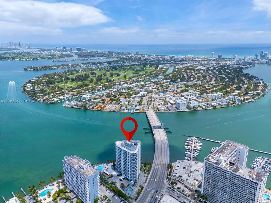 Beautiful 2BR/2BA residence in the prestigious Bridgewater condominium, located in the heart of North Bay Village. Unit 705 offers a modern luxury waterfront lifestyle with floor-to-ceiling glass, a spacious private balcony, and breathtaking panoramic views of Biscayne Bay, Miami Beach, and the city skyline.

Designed by renowned architect Kobi Karp, this boutique 21-story building features high-end finishes including Italian cabinetry, granite countertops, stainless steel appliances, and in-unit washer/dryer.

Full-service amenities include bayside pool & hot tub, fitness center, sundeck & spa, community room, covered assigned parking, and 24/7 security with attended lobby. Prime central location with easy access to Miami Beach, Downtown Miami, and major highways.

A perfect blend of style, comfort, and unbeatable waterfront views.