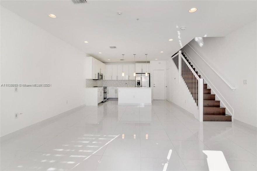 WOW DEAL!!! Beautiful New Town House in Aventura, 3 Bed & 2.5 Bth Two Story, Ceramic and Wood Floors. Luxury Kosher Kitchen with Wood Cabinets, Quartz Counter tops and Stainless Steel Appliances. 2 covered Garage Parking Spaces plus Guest Parking, Washer and Dryer, Alarm, High Impact Windows and Doors. One block away of Waterways Best School of Aventura, Close to Aventura, Mall, Aventura Hospital, Restaurant, Shops and Houses of Worship.