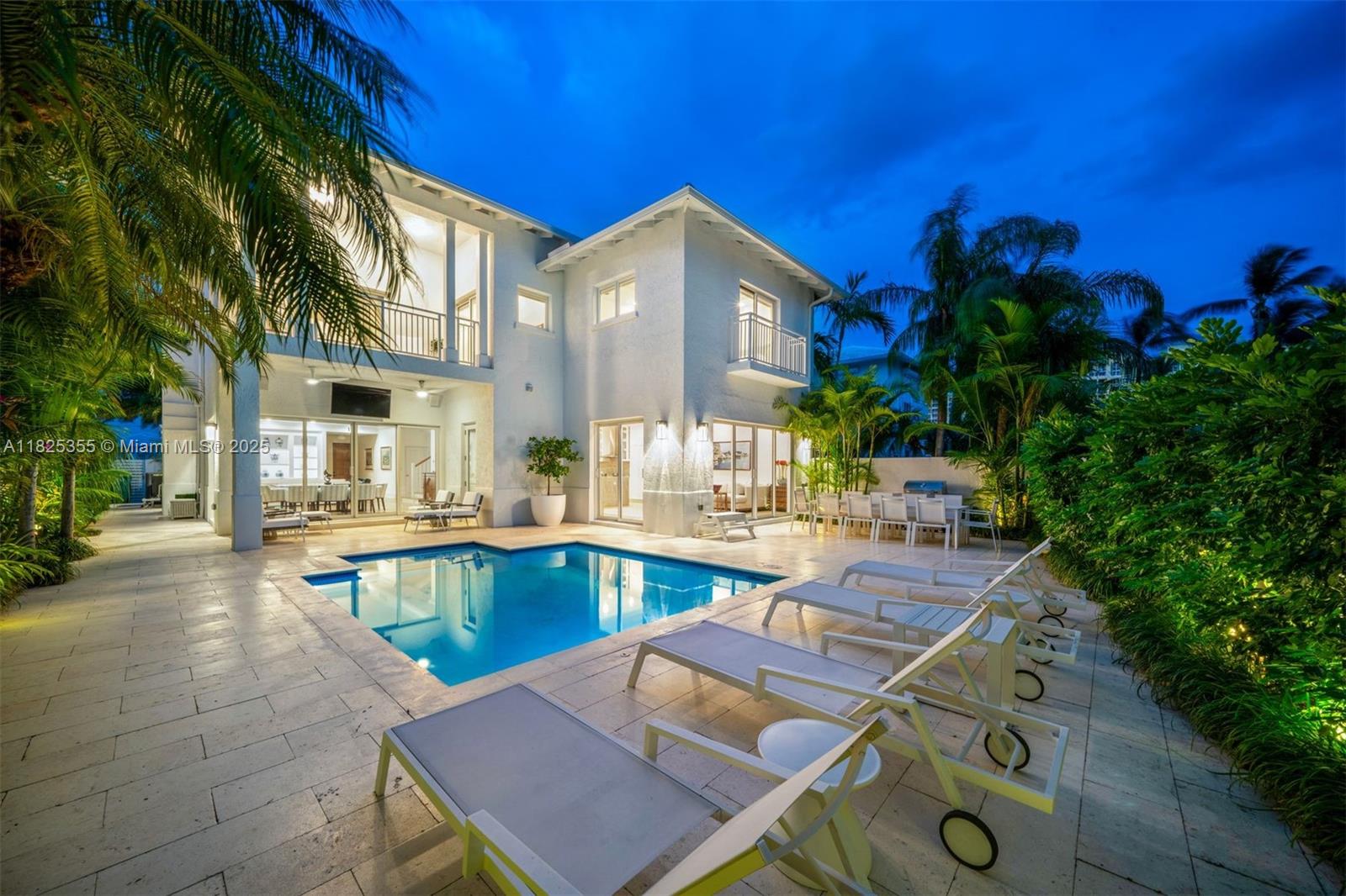 This stunning and luxurious Grand Bay Villa has undergone a complete and meticulous renovation, transforming it into a masterpiece of design and elegance. The exquisite fully furnished villa boasts 5 spacious bedrooms (one used as an office), each meticulously designed with comfort and style, 5 baths all in suite plus a powder room. Fully equipped gourmet kitchen with state-of-the-art appliances. The villa is strategically positioned on the park giving you a feeling that the vast green space is an extension of your own backyard. To make it even more desirable, it offers an elevator, garage, and pristine pool. Walk to the beach from this gated community where privacy and security exemplify the pinnacle of luxury living. Available September 8th, 2025 for annual rental.
