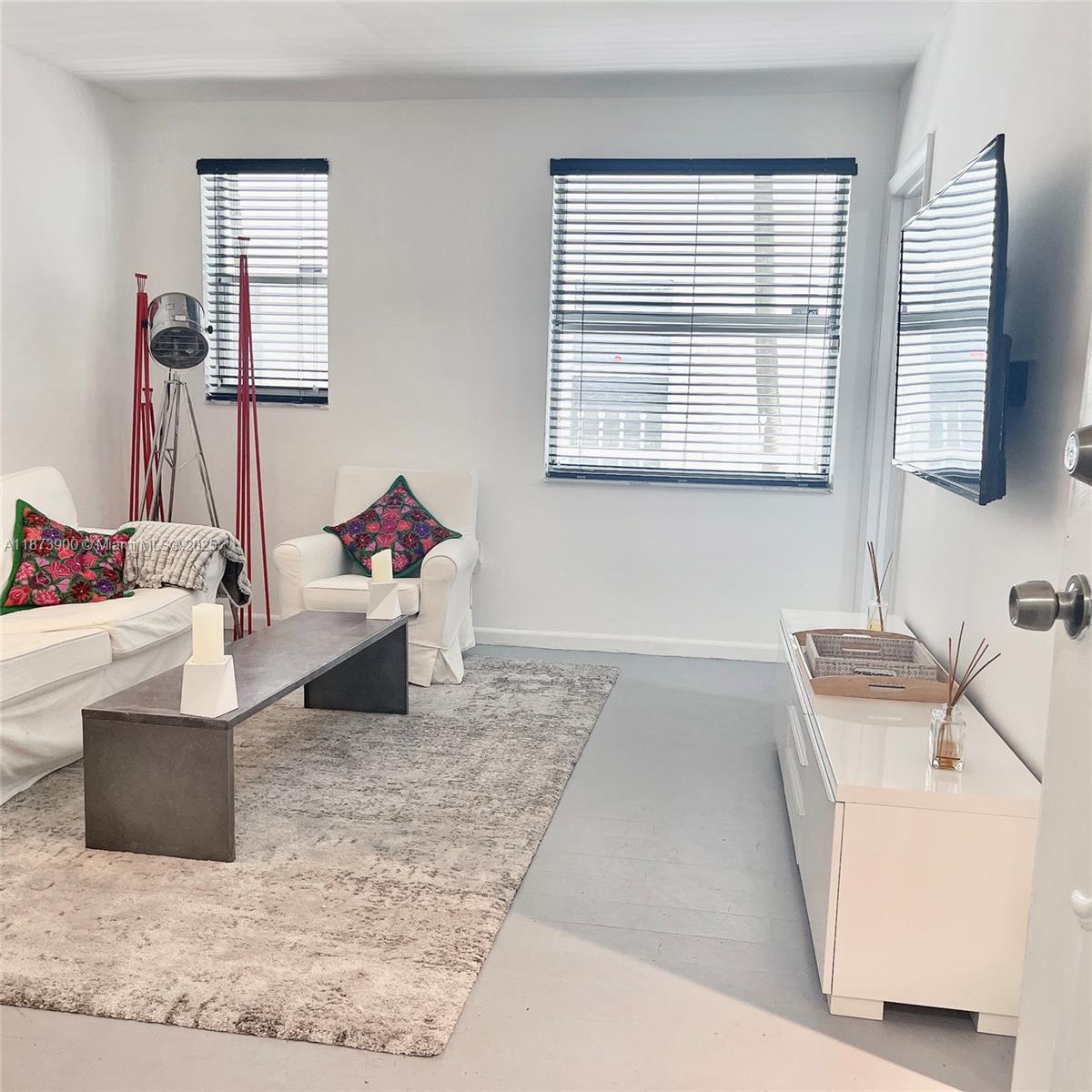 BEST LOCATION IN SOUTH BEACH. THIS COMPLETELY FURNISHED 1 BEDROOM PROPERTY IS LOCATED 1 BLOCK FROM LINCOLN ROAD, ESPANOLA WAY AND 3 BLOCKS FROM THE BEACH. IT HAS CENTRAL AIR, WOOD AND TILE FLOORS, OPEN KITCHEN, AND A LARGE CLOSET. LAUNDRY ROOM IS ON THE SAME FLOOR. AVAILABLE ON SEPTEMBER 8. NO PETS