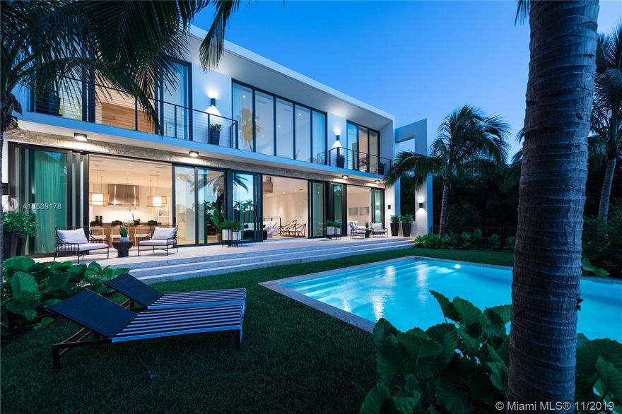 New gorgeous modern home on Hibiscus Island. Elevated way above flood level home has 4 bed. 4.5 bath. 4,054 sq ft (la) on a 9,750 sq ft lot. 2 car garage, heated swimming pool.