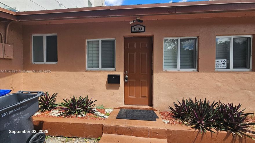 Great location walking distance to shops, restaurants, schools, Cafe's. Tile floors, private back yard, Impact windows. Close to the beach. Split system A/C