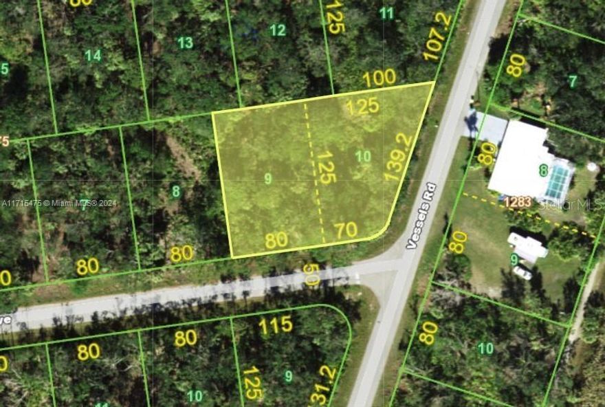 Corner - double lot, close to half acre, at the end of Glen Avenue corner to Vessels Road. Nice trees to keep. Excellent location.