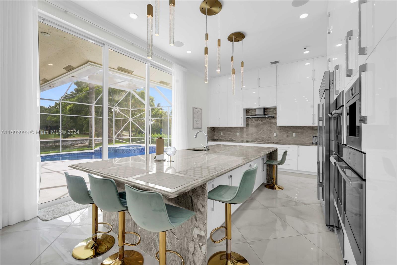 Experience luxury in this fully remodeled smart home on a corner lakefront lot in Parkland. Features include a beautiful private backyard with heated salt-water pool with upgraded LED lighting and new tiles, and an exterior shower. The kitchen boasts Bosch appliances, 2 build-in ovens, a microwave, a coffee maker, an induction cooktop, two dishwashers, a wine cooler, whole-house water filter system, reverse osmosis drinking water filter, dual sets of washers/dryers, a Toto toilet with an electric bidet, an LG Styler steam closet, impact windows and doors, upgraded landscaping with night lights, app-controlled SONOS surround sound, Kasa smart lights, comprehensive security cameras, mosquito netting, and a three-car garage with storage shelving. Top-rated schools and prime location!