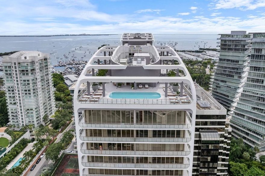 Bring  best PH Buyers to this exceptional 4 bed/4.5 bath Mr. C unit boasting 12’ ceilings, 3555 SF interior & 873 SF of wrap around terraces. Spectacular sunrise to sunset views from Coral Gables to Downtown & Biscayne Bay. Perfect for entertaining w/ gourmet European kitchen flows open to dining/living w/ visually stunning floor to ceiling windows. Wolf & Sub-Zero appliances. Primary suite w luxurious soaking tub & rain shower; huge walk-in closet; all bedrooms ensuite w/ spa-inspired baths & spacious closets.  Mr. C 5-star amenities include multiple pools w/ bars/lounges, pool tables, fitness/spa, valet, 24-hr concierge & butler service.  La Specialita Gourmet Cafe & Market opening soon will be hot new spot all in walking heart of Coconut Grove.  Luxury space awaits your personal touch.